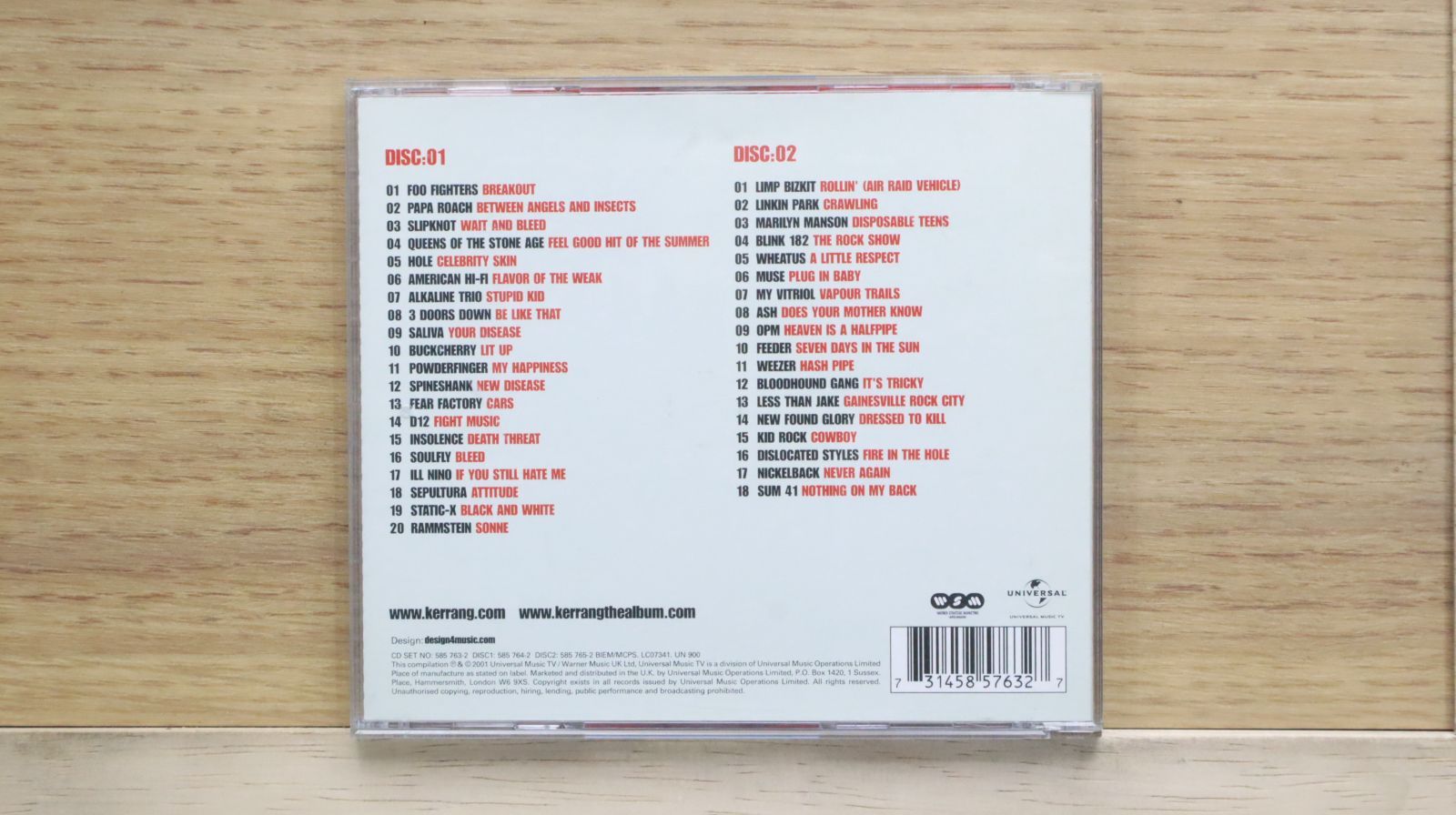 中古CD☆オムニバス/Various Artists□ Kerrang 2 【5857632 