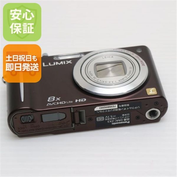 超美品 DMC-ZX3 ブラウン 即日発送 Panasonic LUMIX デジカメ 本体 土日祝発送OK 09000
