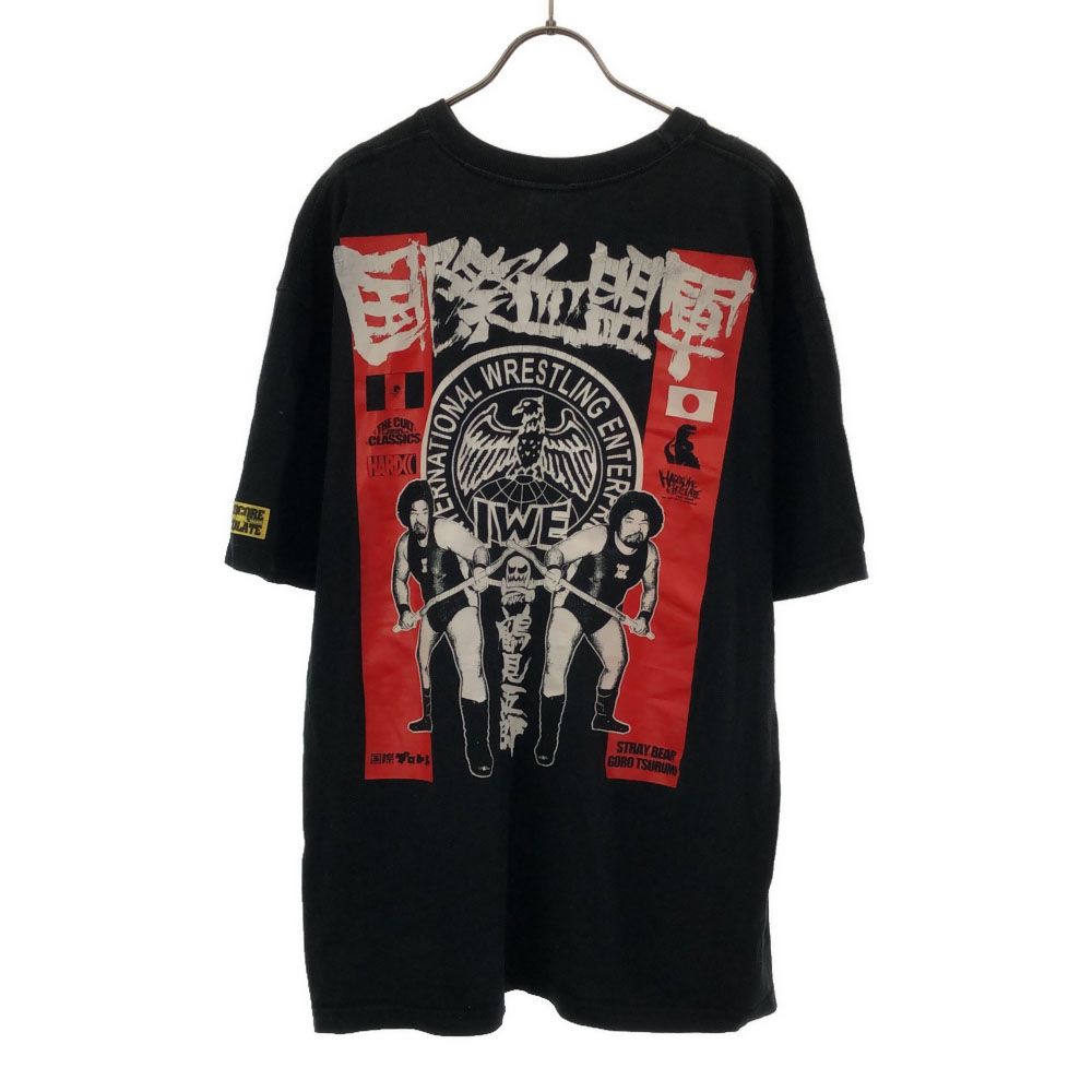 ハードコアチョコレート プリント 鶴見五郎 半袖 Tシャツ XXL ブラック