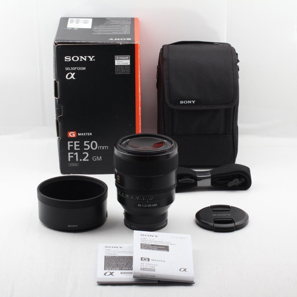 SONY ソニー 標準単焦点レンズ フルサイズ FE 50mm F1.2 GM G Master デジタル一眼カメラα Eマウント 用 純正レンズ SEL50F12GM