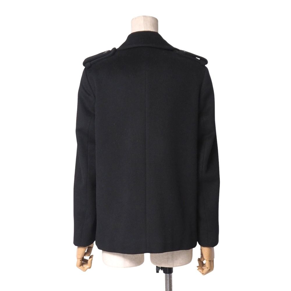 □美品□GUCCI グッチ ピーコート サイズ38 カシミヤ混 ダブルブレスト