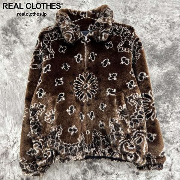 Supreme|シュプリーム 21SS Bandana Faux Fur Bomber Jacket|バンダナ ボンバージャケット|M