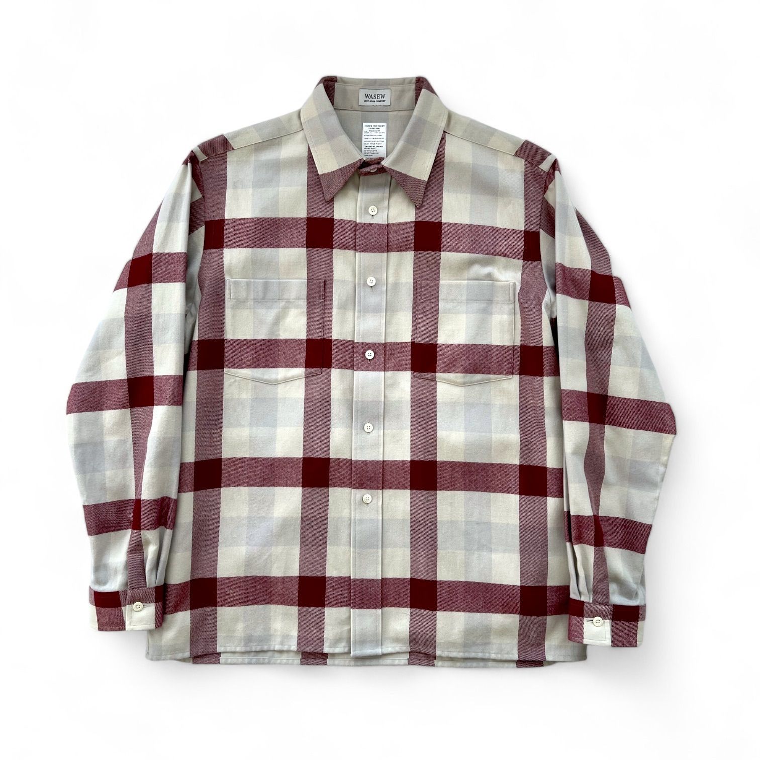 WASEW ワソー check one shirt チェックワンシャツ