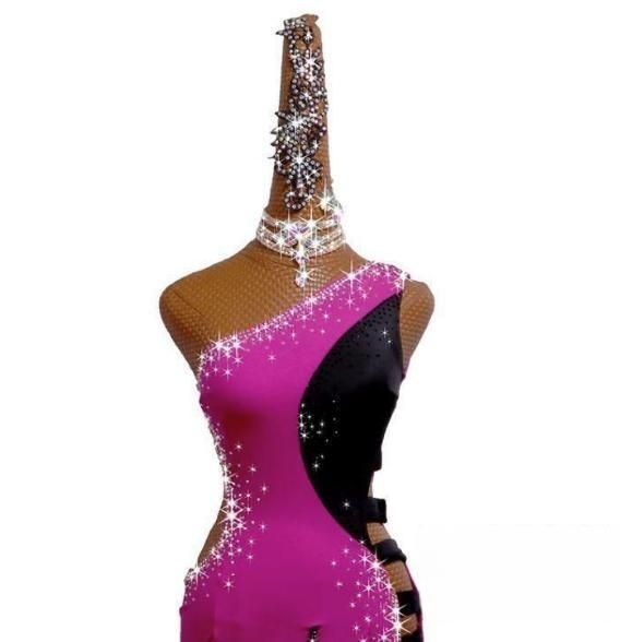 ラテンワンピースドレス 豪華