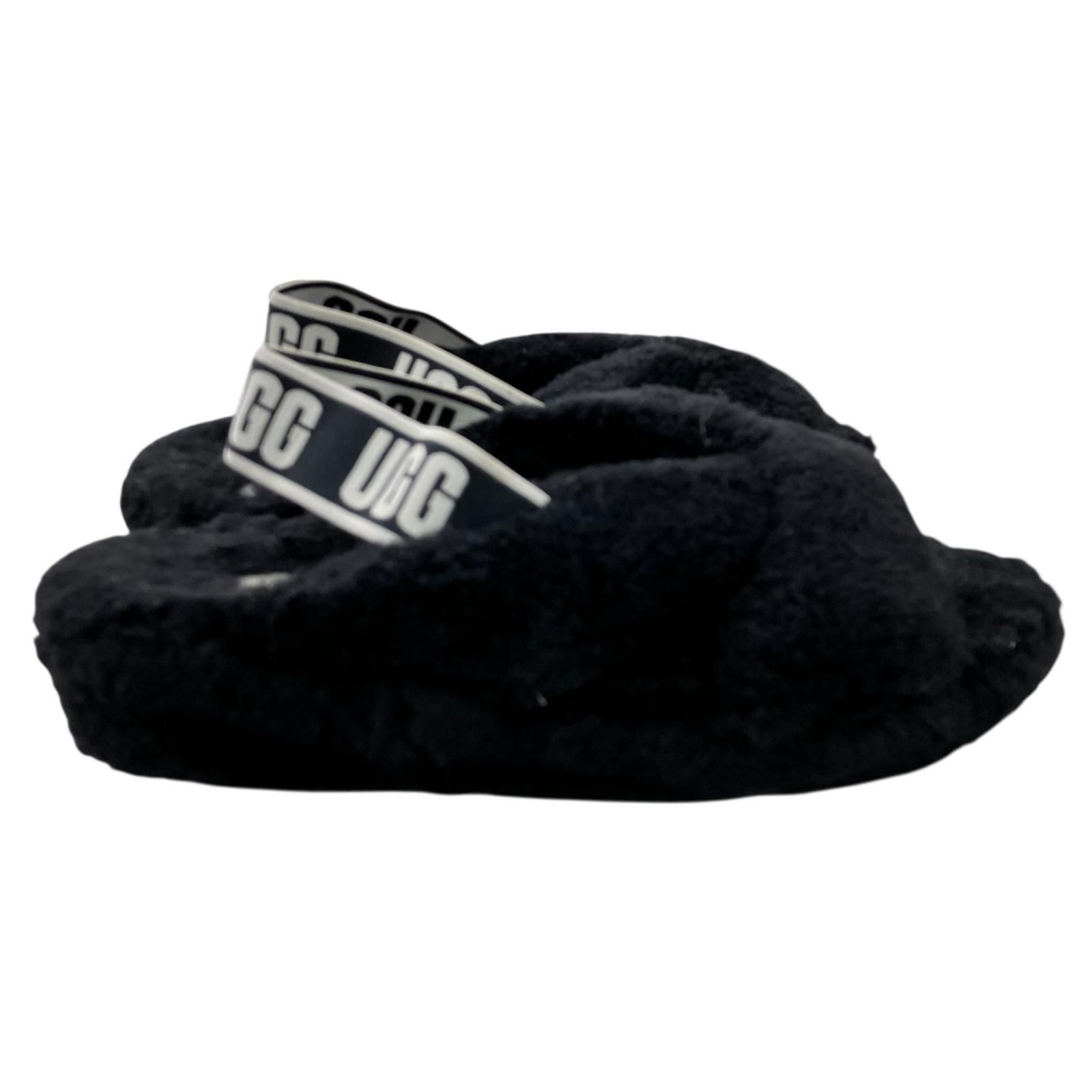 186001 UGG アグ ファーサンダル 1117935 23 ブラック