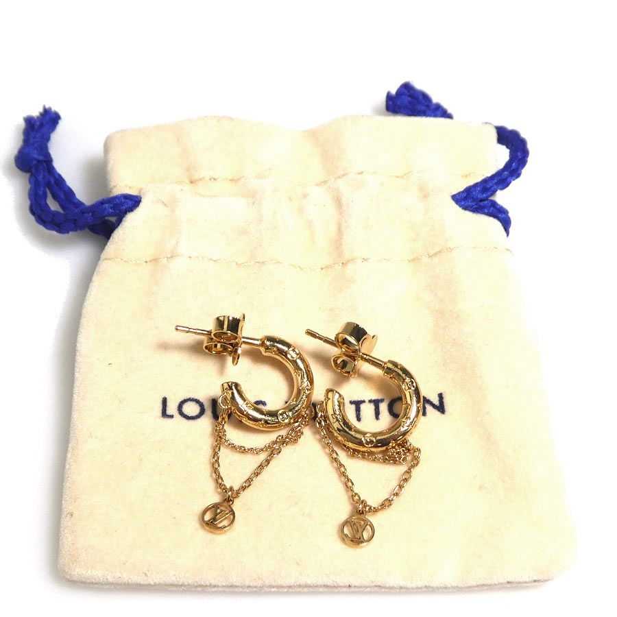 ルイ ヴィトン LOUIS VUITTON ピアス ブックル ドレイユ