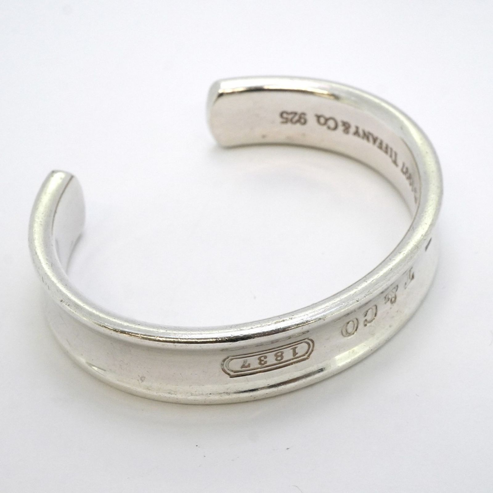 Tiffany & Co. ティファニー　ナローバングル　シルバー925 ティファニー TIFFANY＆CO 1837 ナロー オープンバングル