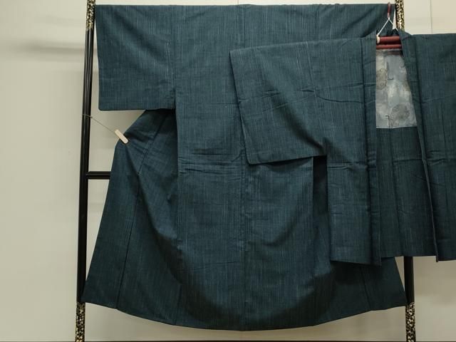 平和屋着物●男性 紬 アンサンブル 吉祥文 正絹 CAAS0273th