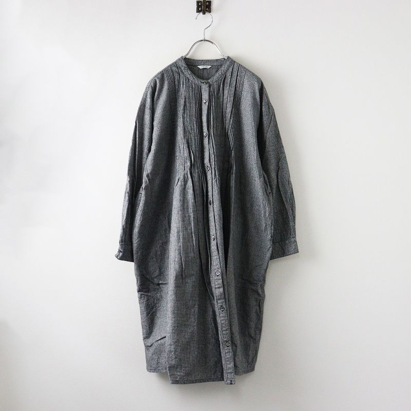 定価18590円 ヘブンリー heavenly 2450042 コットン ウール ピンタック オープン ワンピース 千鳥格子チェック 2400014397154