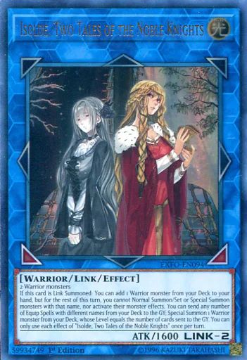 中古】遊戯王 EXFO-EN094[UR]：Isolde Two Tales of the Noble Knights