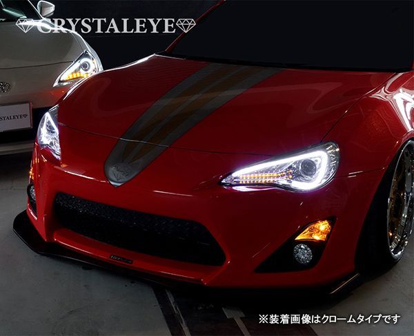 86 /BRZ ハチロク クリスタルアイLEDライトバー ヘッドライト V2