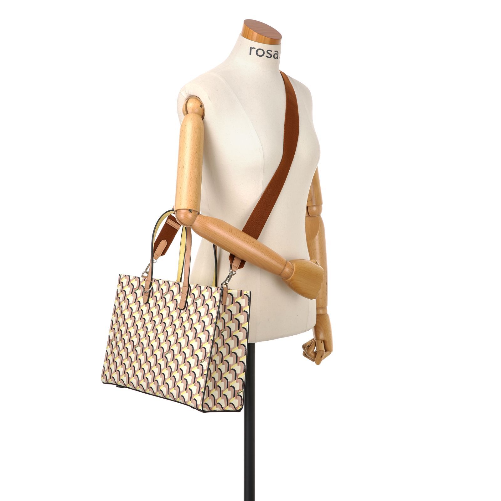 6】ROSA.K CABAS MONOGRAM DAY TOTE BAG BUTTER sizeLL - メルカリ