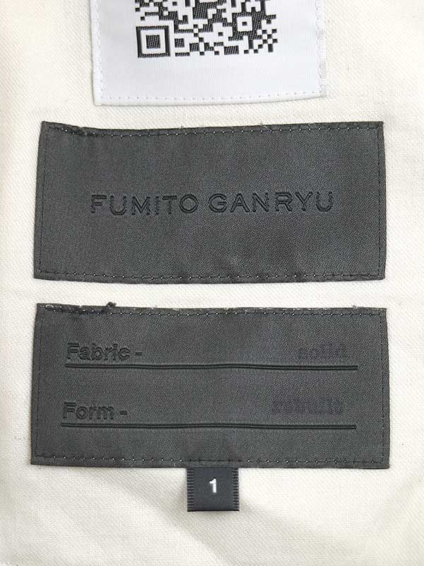 FUMITO GANRYU フミト ガンリュウ 22SS Sarrouel half pants ウール