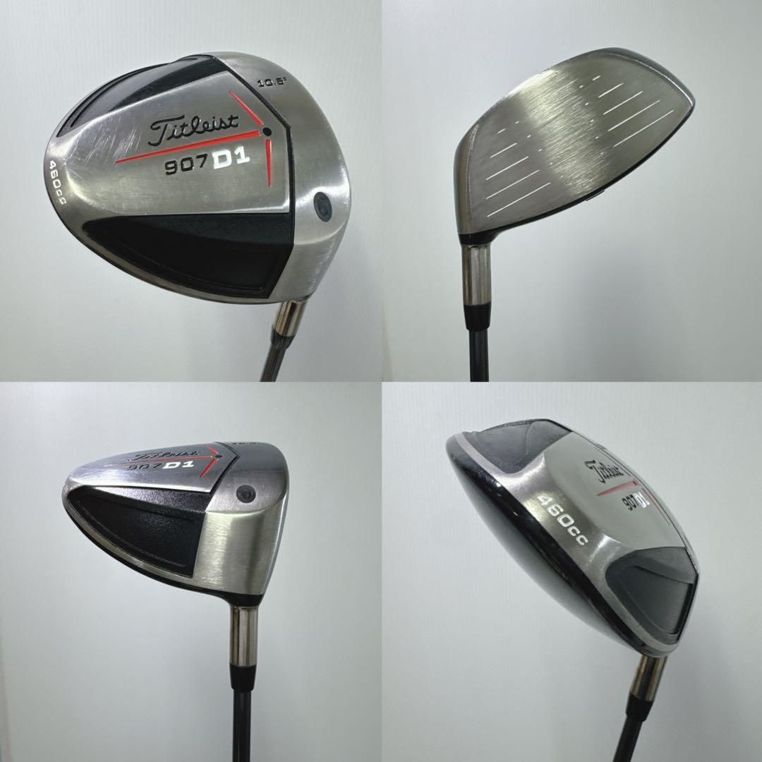 新品グリップ 美品 Titleist 907D1 ドライバー 純正カーボンSR右 新品グリップ 美品 Titleist 907D1 ドライバー 純正カーボンSR右