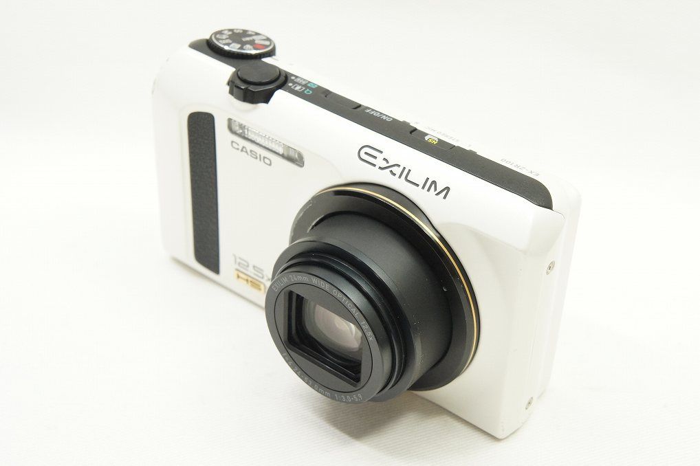 CASIO カシオ EXILIM EX-ZR100 コンパクトデジタルカメラ ホワイト 250716b