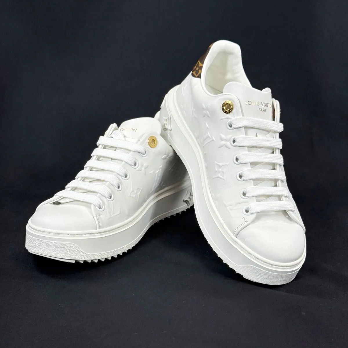 ルイヴィトン👟Louis Vuitton ホワイト スニーカー レディース