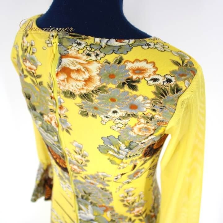 花模様 二重スカート