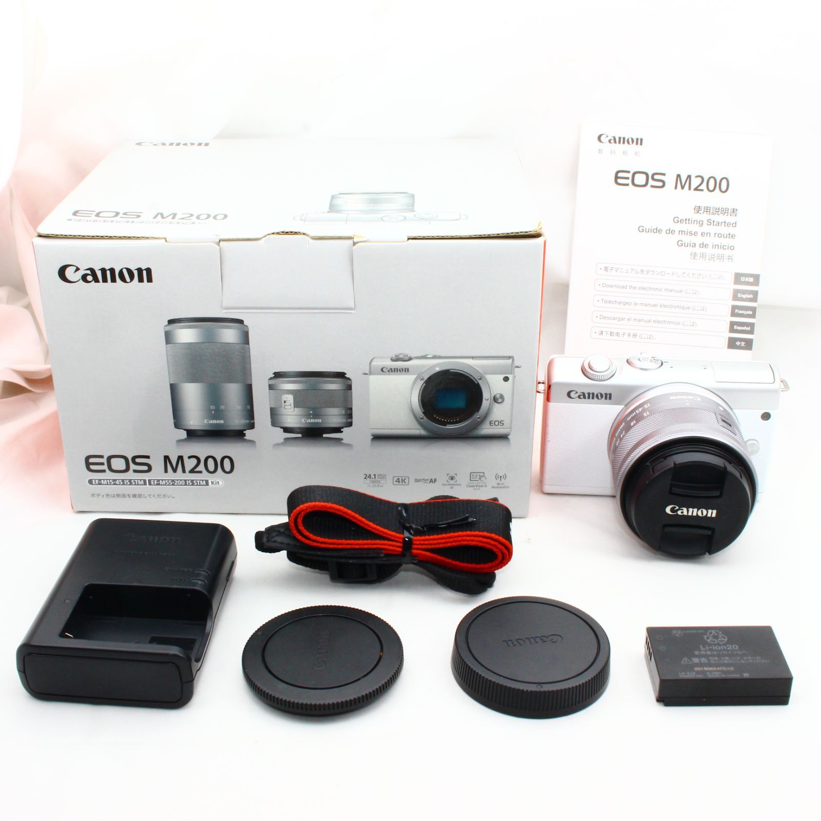 Canon ミラーレス一眼カメラ EOS M 標準ズームキット ホワイト