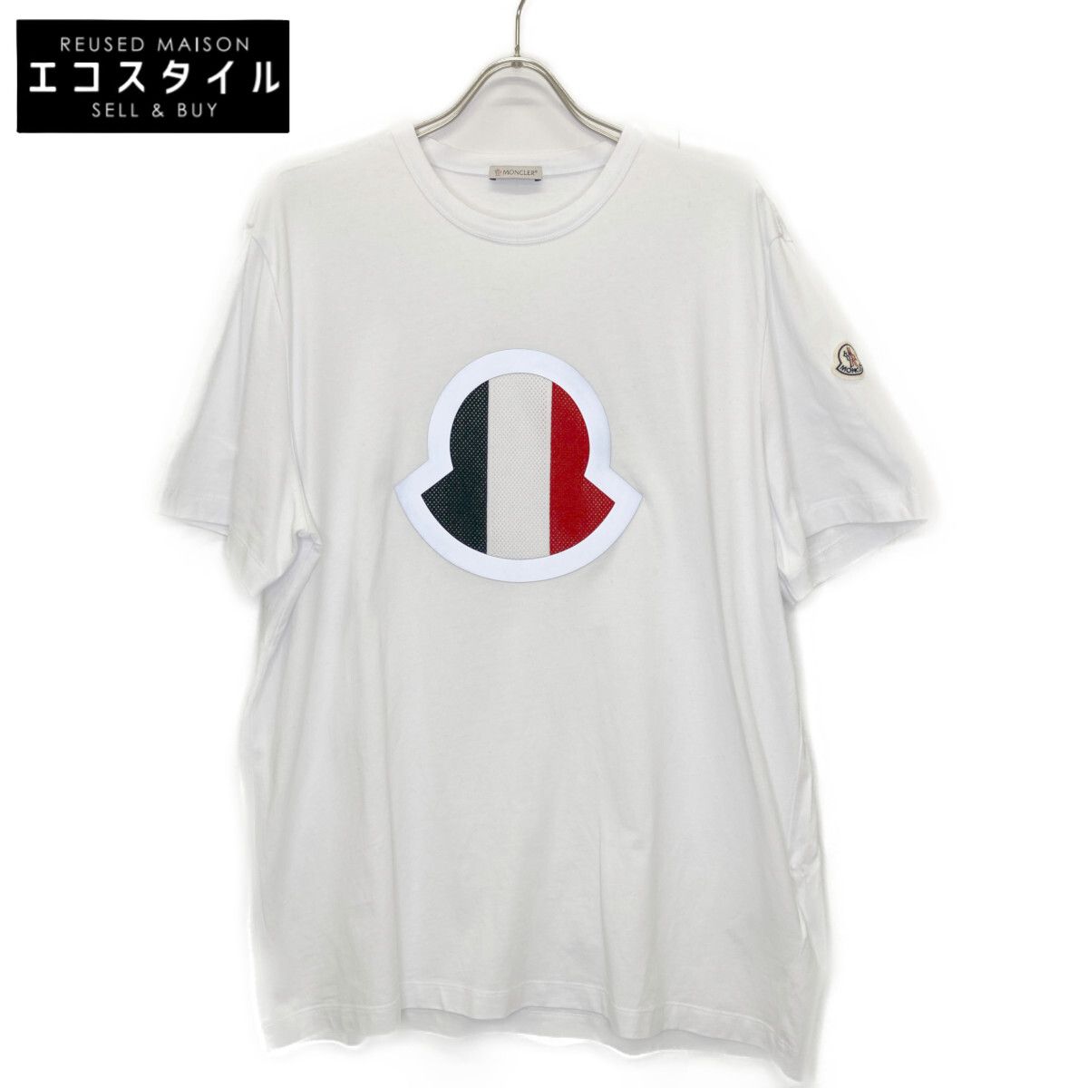 MONCLER モンクレール リフレクター＆メッシュトリコロールカラーロゴ 