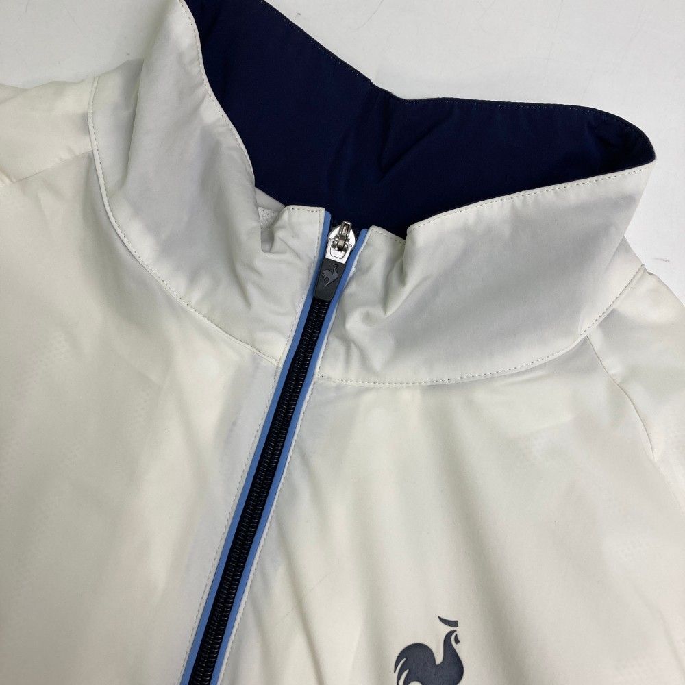 サイズ：3L LE COQ GOLF ルコックゴルフ  メッシュインナー付 ジップジャケット  ホワイト系 [240101458547] ゴルフウェア メンズ ストスト サイズ：3L LE COQ GOLF ルコックゴルフ メッシュインナー付