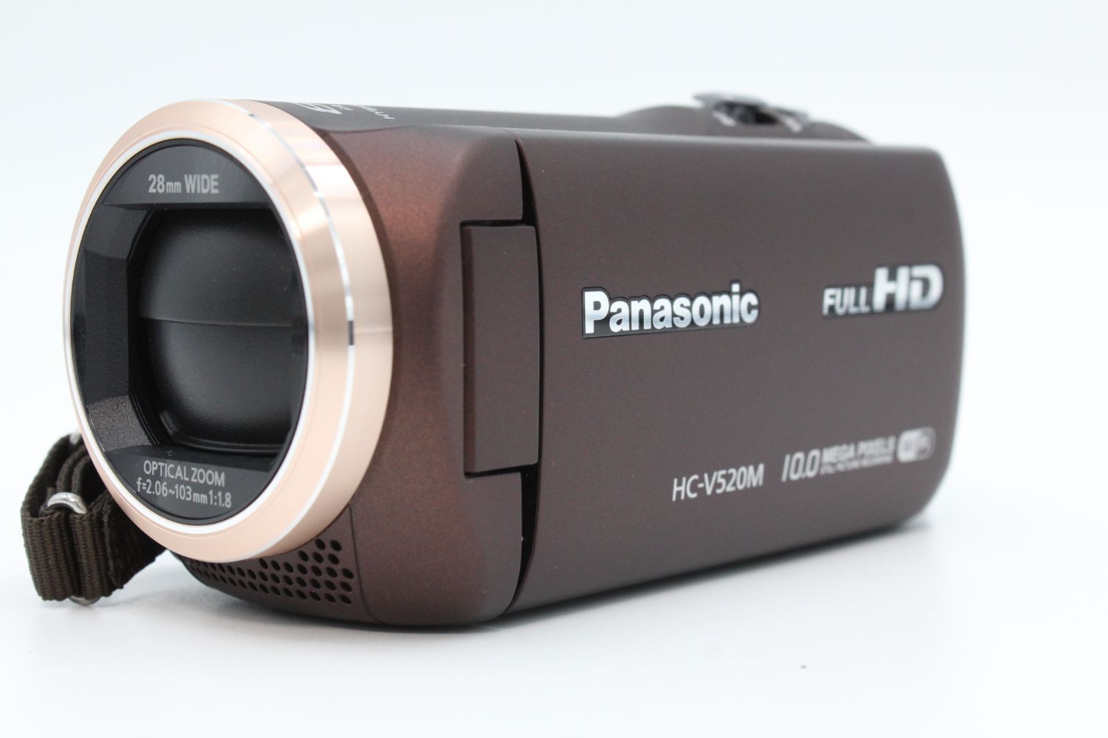 パナソニック デジタルハイビジョンビデオカメラ V520 内蔵メモリー32GB ダークネイビー HC-V520M-A