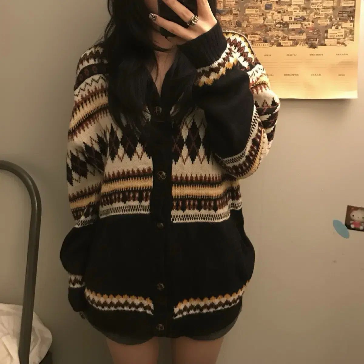 JPN Brand 森ガール もりガール ナード カウチン ノルディック ニット