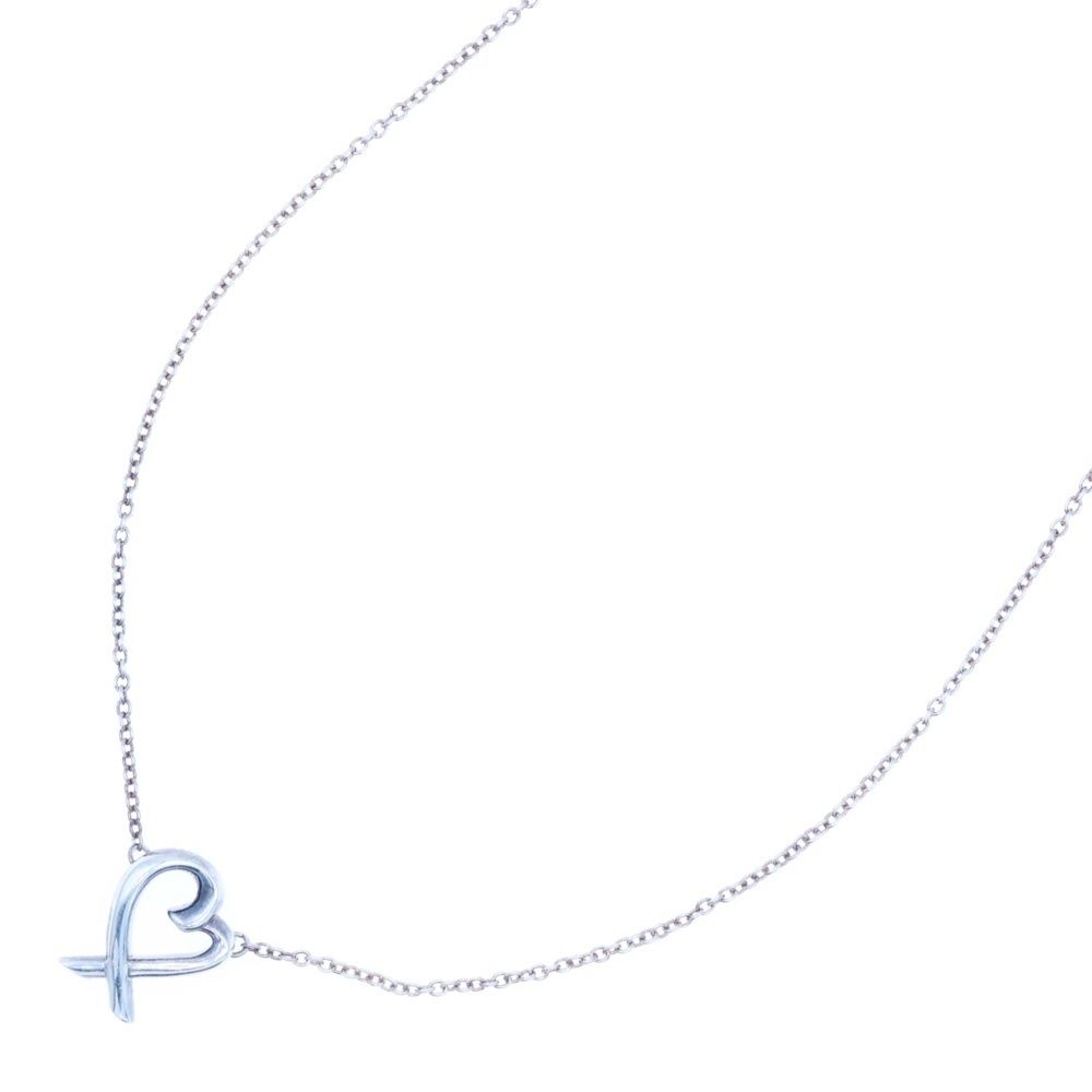 ティファニー シルバー925 ラビングハート ネックレス TIFFANY&Co. ティファニー ラビング ハート ネックレス シルバー