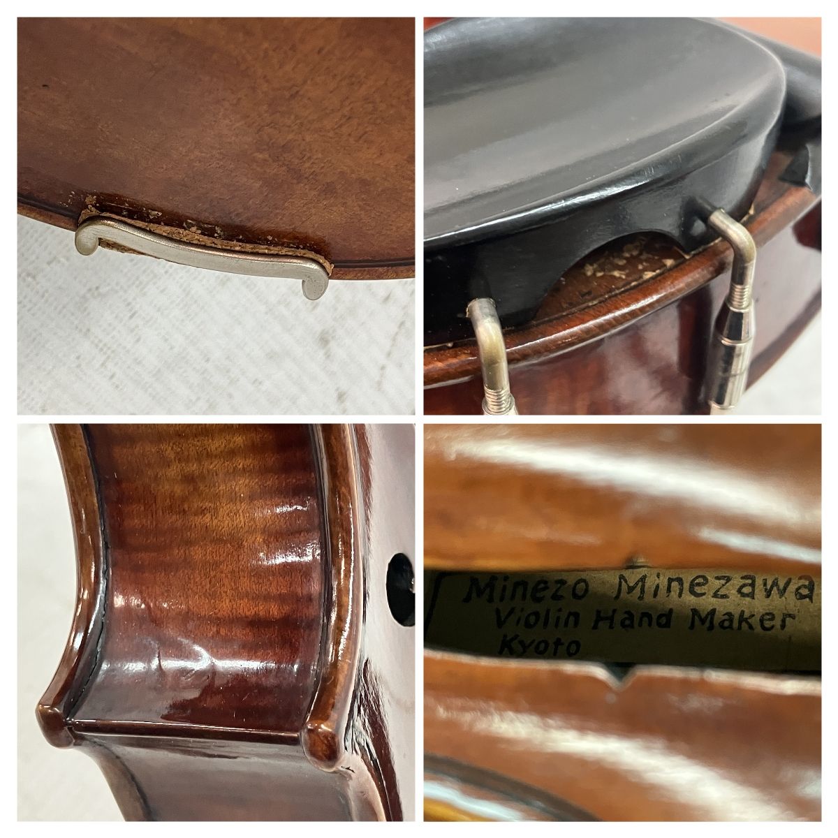 峰沢峯三 Minezo Minezawa Violin Hand Maker Kyoto バイオリン ケース