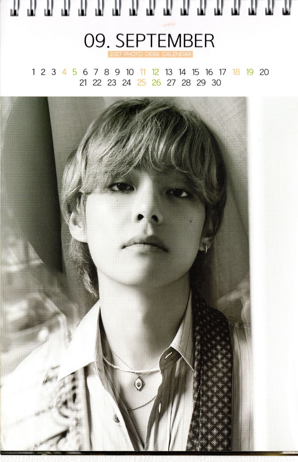 BTS V テテ グッズ 卓上 カレンダー (写真集 カレンダー) 2026