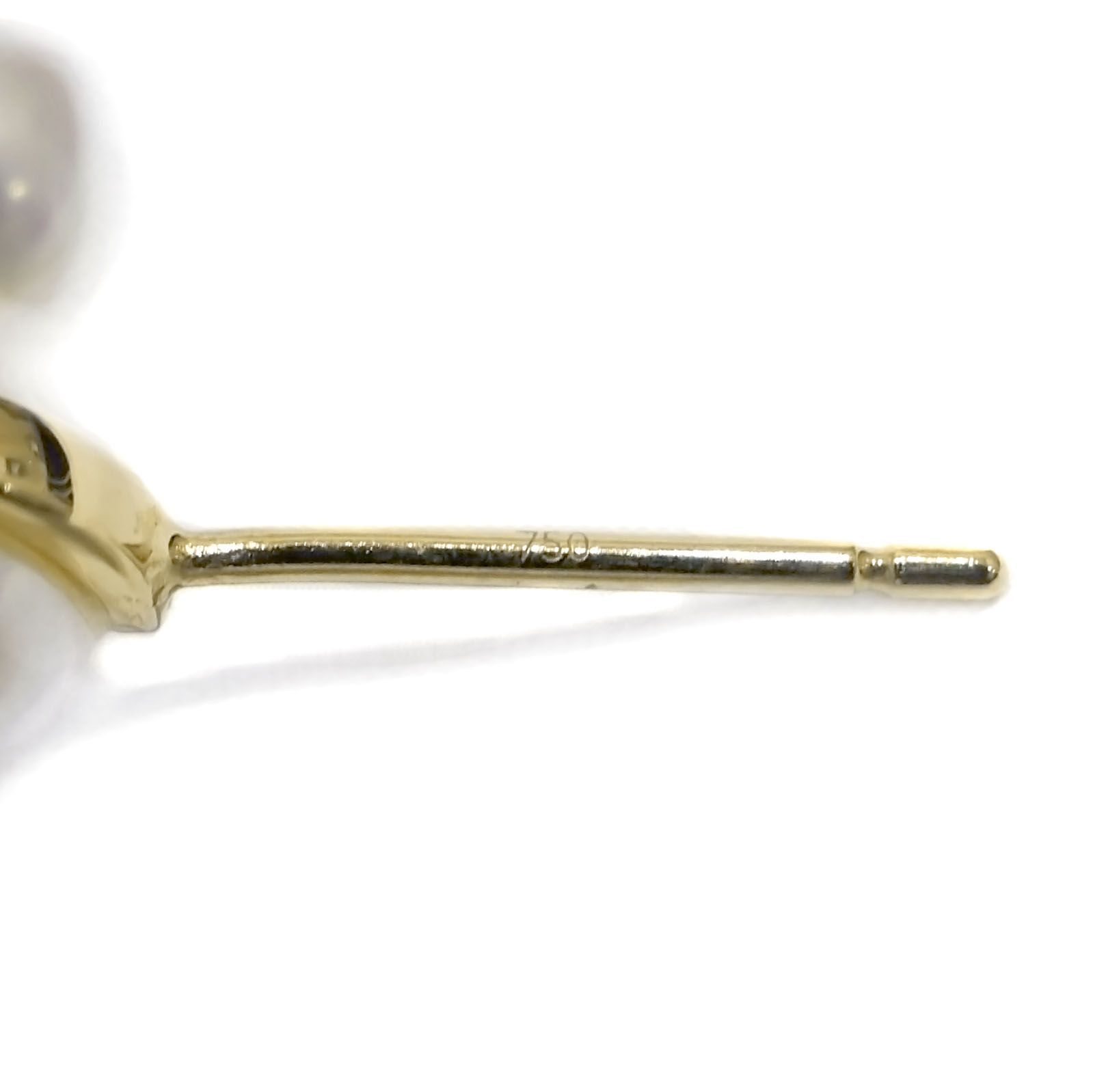 TASAKI タサキ バランス プラス あこや真珠 K18YG ピアス 約5.4g位 [ E