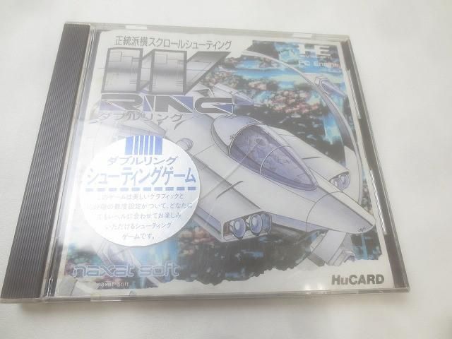 品 ゲーム NEC PCエンジン ソフト Huカード ダブルリング 説明書付き