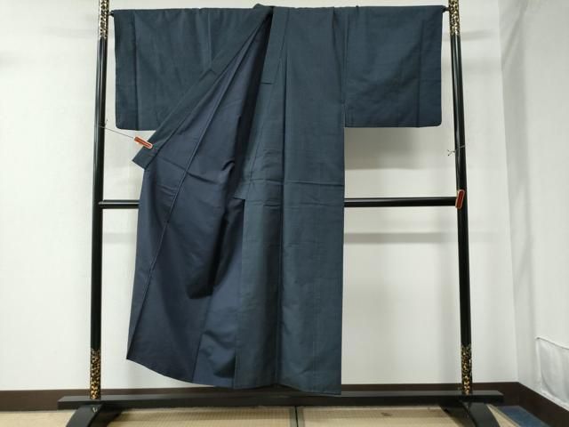 平和屋着物●男性 本場大島紬 アンサンブル 80亀甲 総詰め キングサイズ 正絹 CAAW8383yc