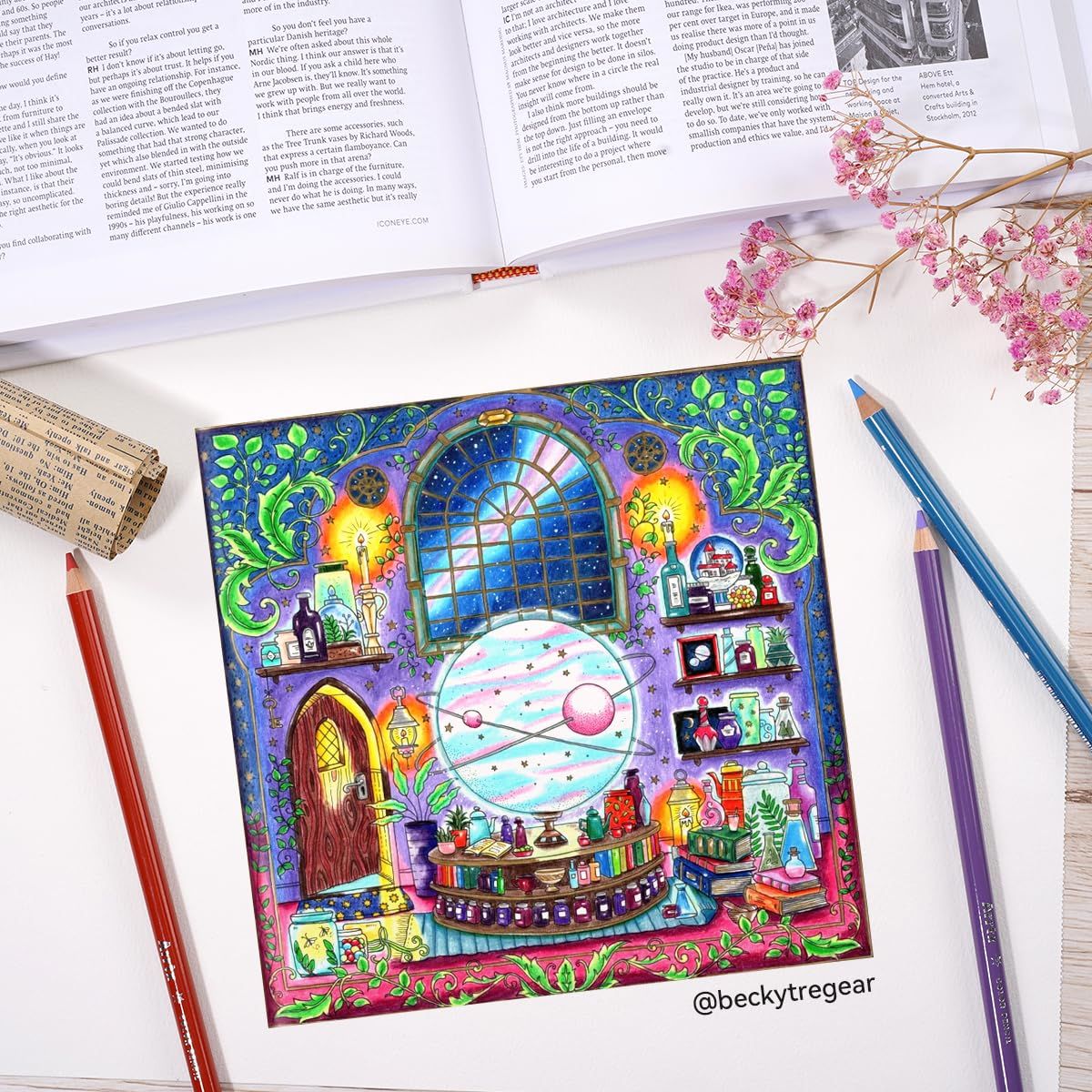 色鉛筆 Arrtx 126色 大人の塗り絵色鉛筆 イラストデザイン 描画 落書きに最適 明るい色とクリームのような滑らかな質感