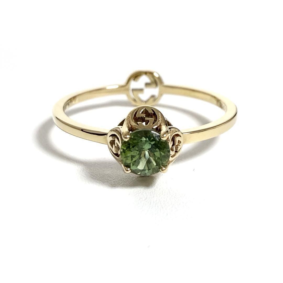 【11-12号・超美品】グッチ　インターロッキングG　リング　ゴールド　K18 11-12号・超美品】グッチ インターロッキングG リング ゴールド K18