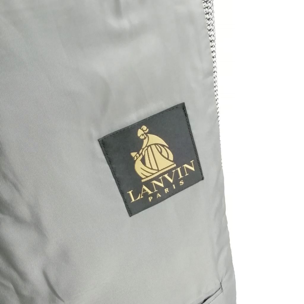 ランバン LANVIN ヴィンテージ 黒タグ サマーウール ジャケット