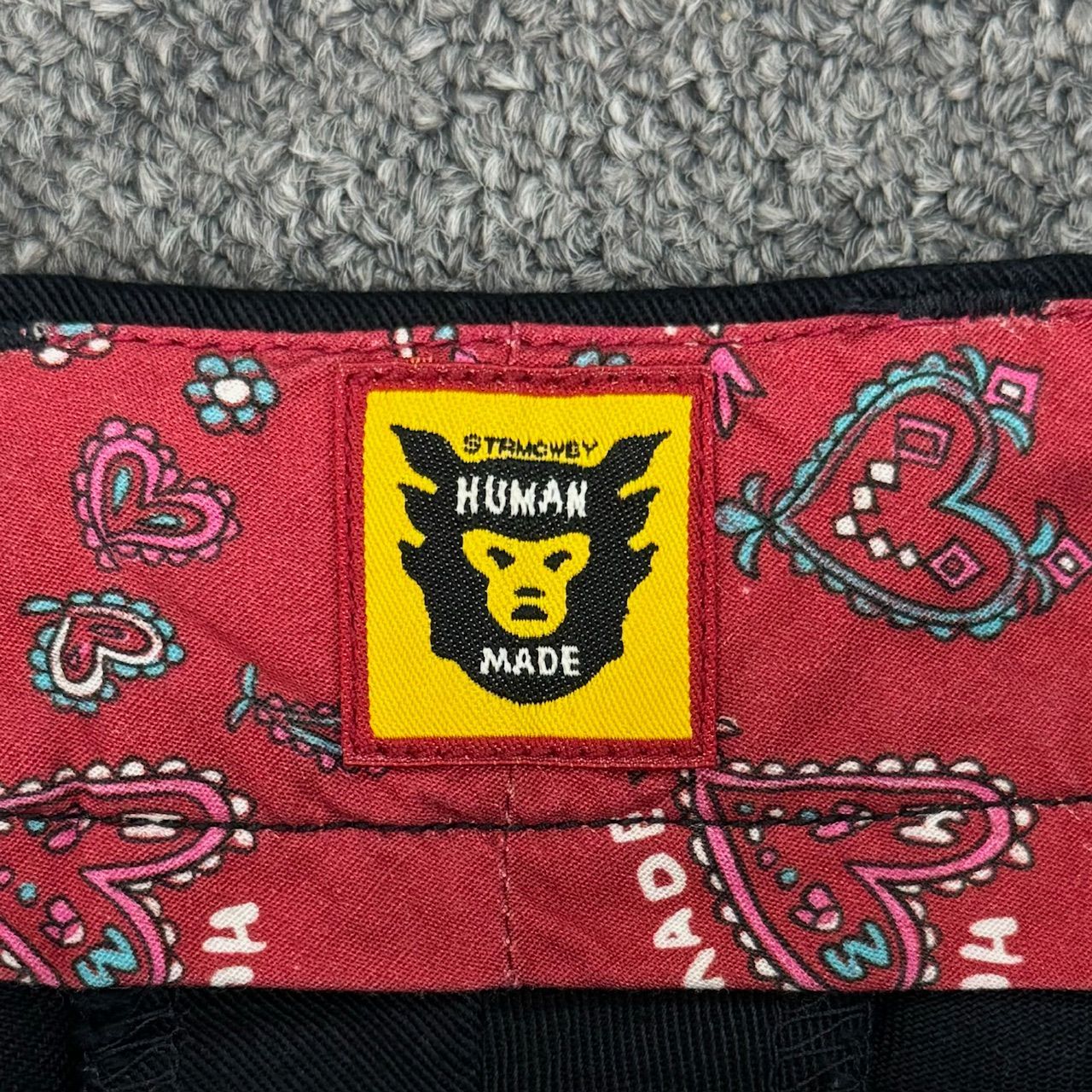 HUMAN MADE CHINO PANTS ハート 刺繍 ロゴ チノパンツ ヒューマン