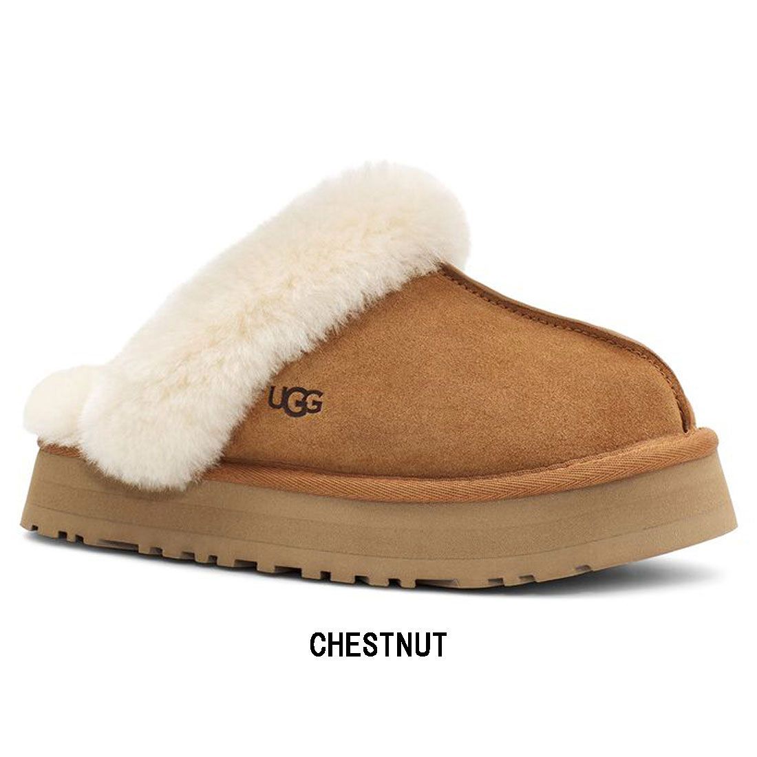 UGG(アグ)レディース ムートン スリッパ 厚底 サンダル ルームシューズ