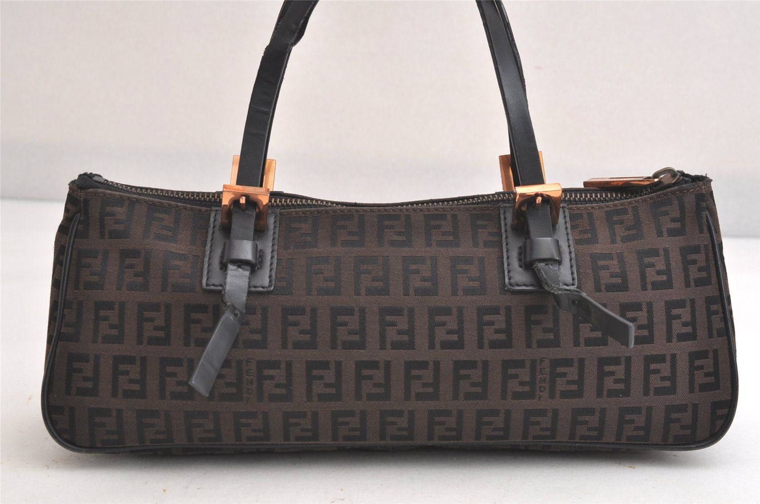 【超特大・訳あり】FENDI フェンディ ボストンバッグ ズッカ柄 キャンバス 超特大・訳あり】FENDI フェンディ ボストンバッグ ズッカ柄 キャンバス