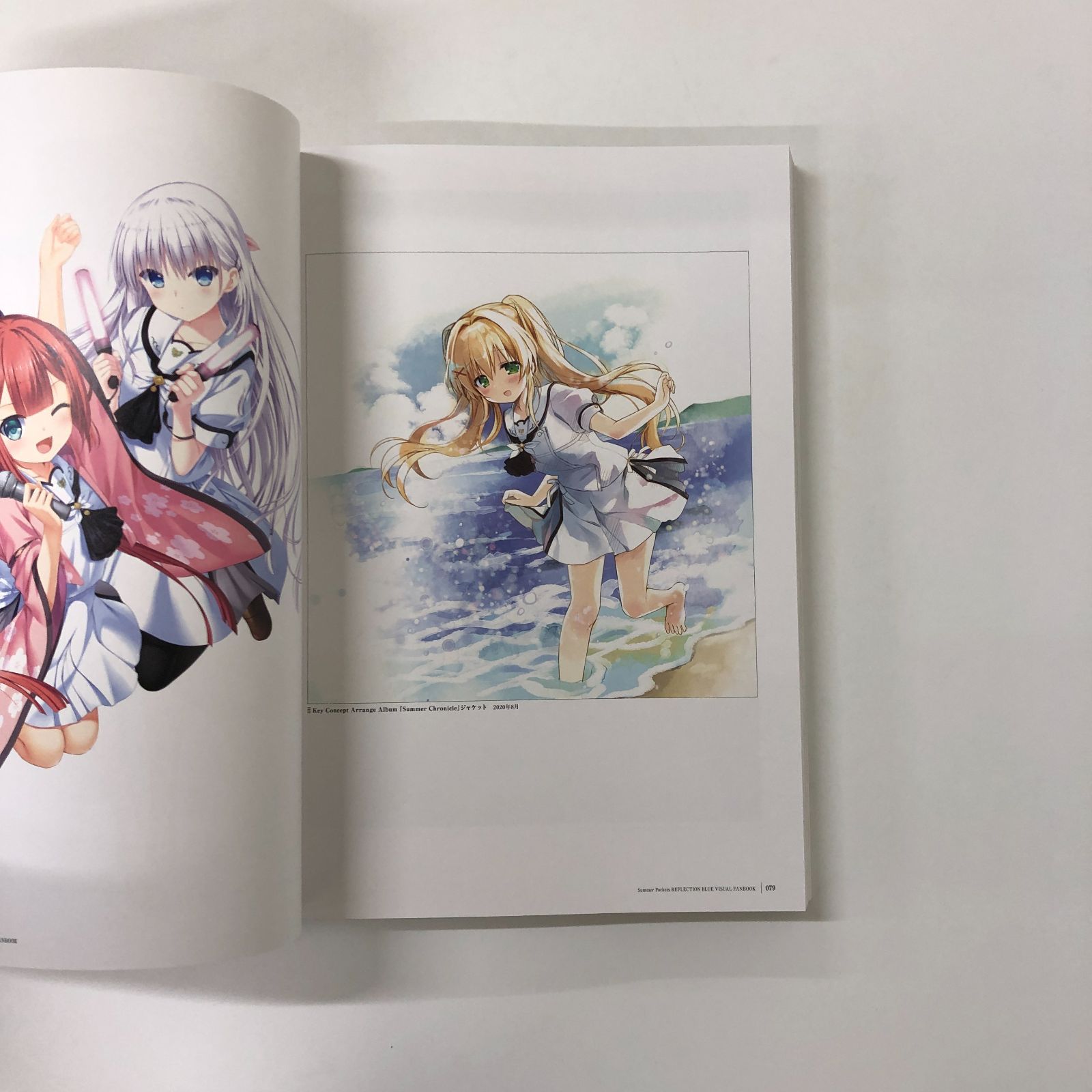 サマーポケッツ ビジュアルファンブック Summer Pockets REFLECTION BLUE VISUAL FA / Key【著】 ＜電子