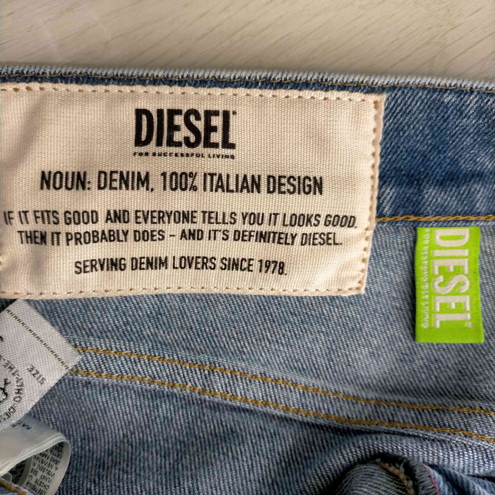 ディーゼル DIESEL D-STRUKT ダメージスキニーデニムパンツ メンズ 31