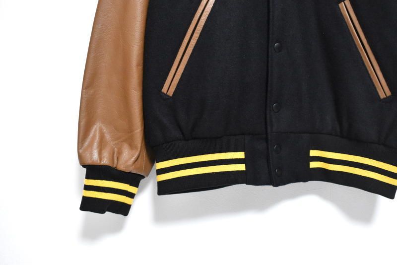 新品 SKOOKUM スクーカム 別注 袖革 メルトンスタジャン【M】【L