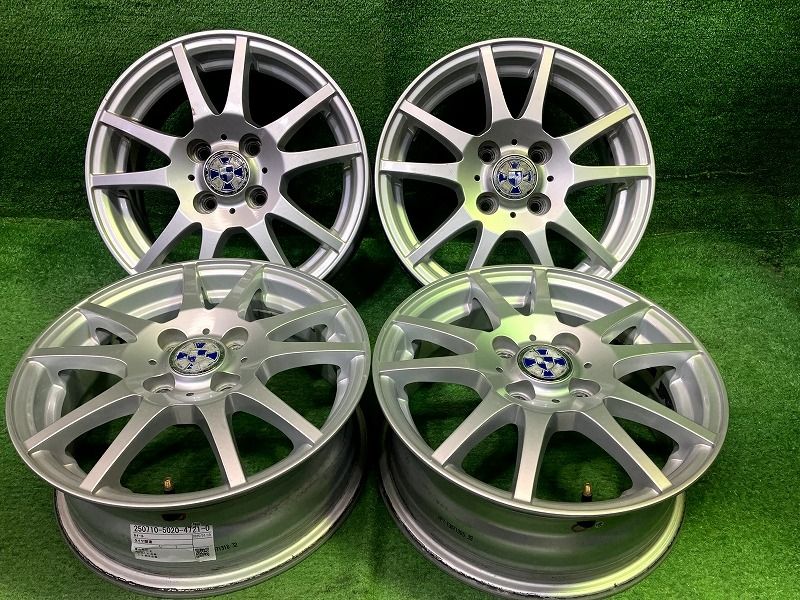 社外 G-MACH 14インチ 5.5J 4穴 4本 100 +45 社外 G-MACH 14インチ 5.5J 4穴 4本 100 +45