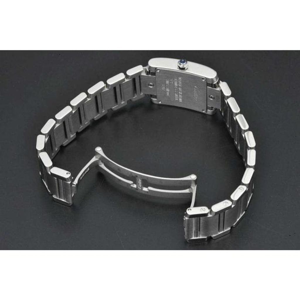 カルティエ WE110006 タンクフランセーズ SM レディース SS クォーツ
