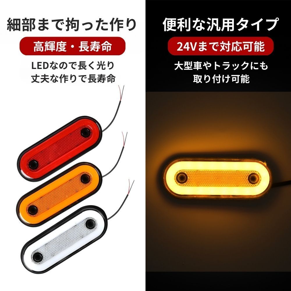 shymie サイドマーカー マーカーランプ led 4連