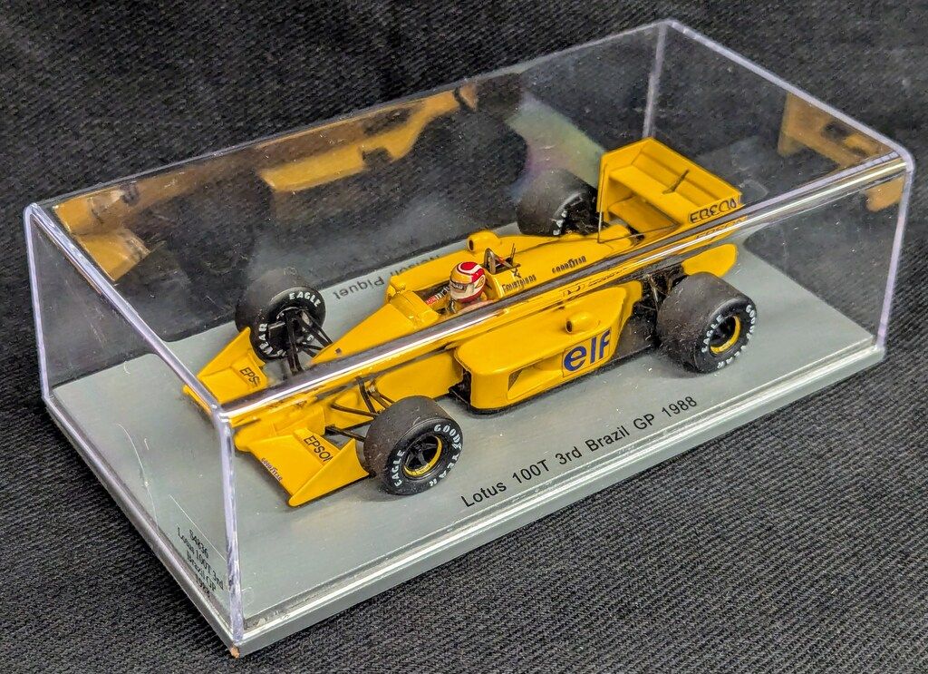 Spark model 1|43 Lotus 100 T No.1 3rd Brazilian GP 1988