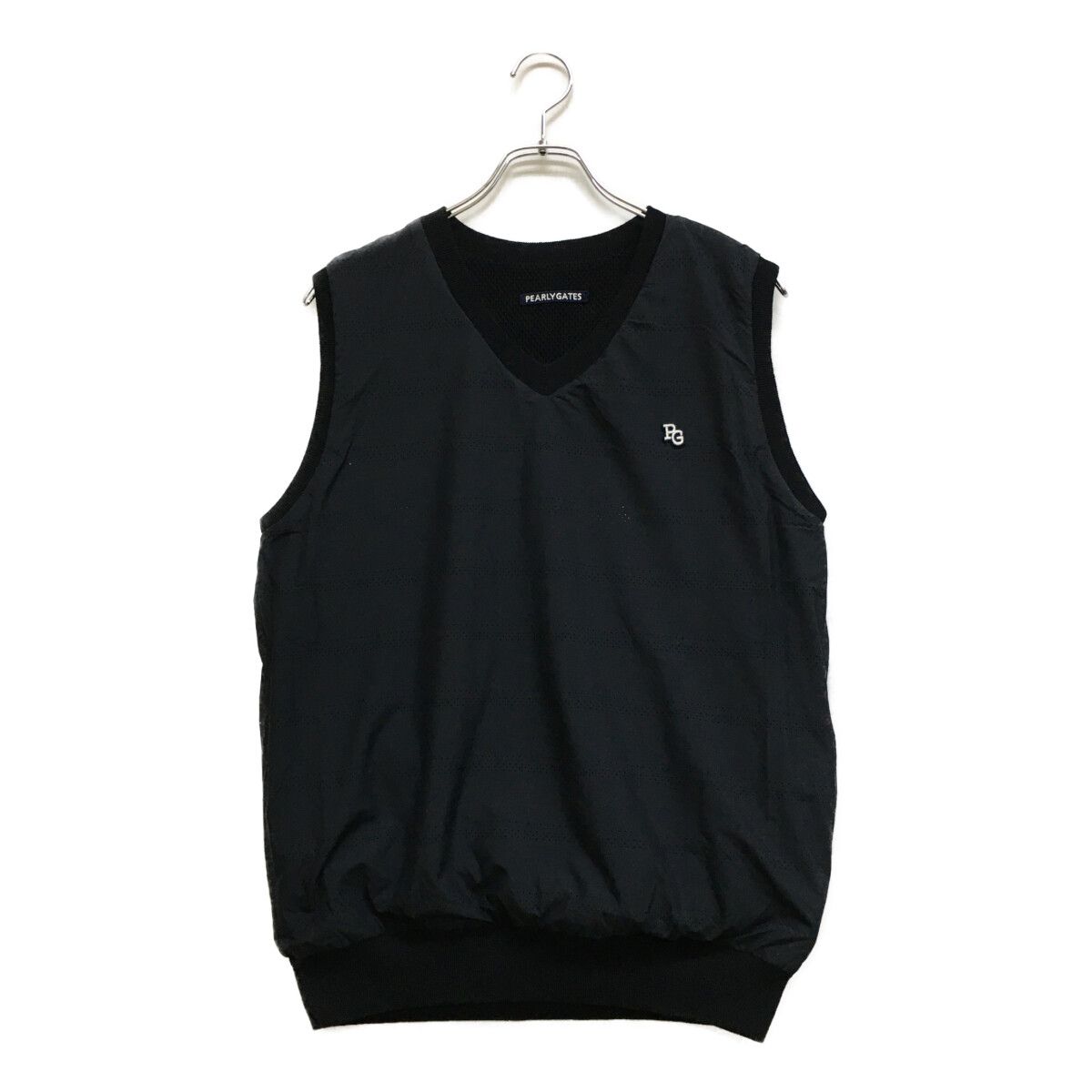 未使用品 メンズ パーリーゲイツ PEARLY GATES ベスト 4(M) ネイビー