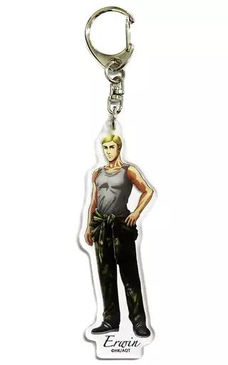 進撃の巨人　エルヴィン　アクリルキーホルダー　さがみ湖　マッスルモンスター 中古】雑貨 エルヴィン・スミス アクリルキーホルダー 「進撃の巨人