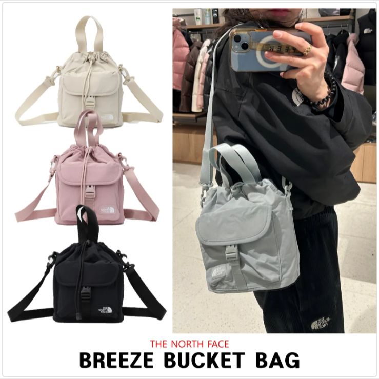 ザノースフェイス THE NORTH FACE ショルダーバッグ トートバッグ BREEZE BUCKET BAG NN2PR40 バケットバック 2WAY ロゴ 巾着 ショルダーバッグ レディース メンズ 韓国 4