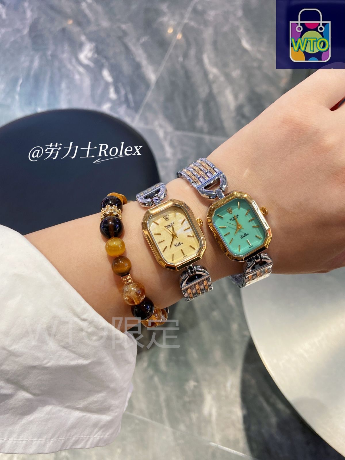 ROLEX 即購入可 多分並行輸入品です 今日特価】Rolex ロレックス 新発売スモールスクエア 25mm 精巧