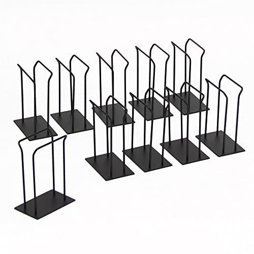 メニュースタンド(10個セット) メニュー立 10個セット メニュースタンド 卓上 シンプル 黒